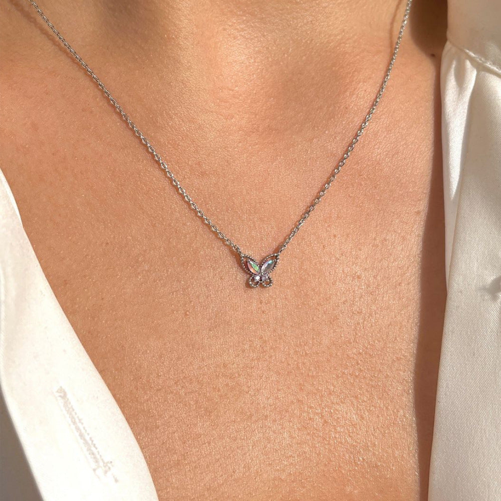 BUTTERFLY NECKLACE PENDANT FOR WOMEN