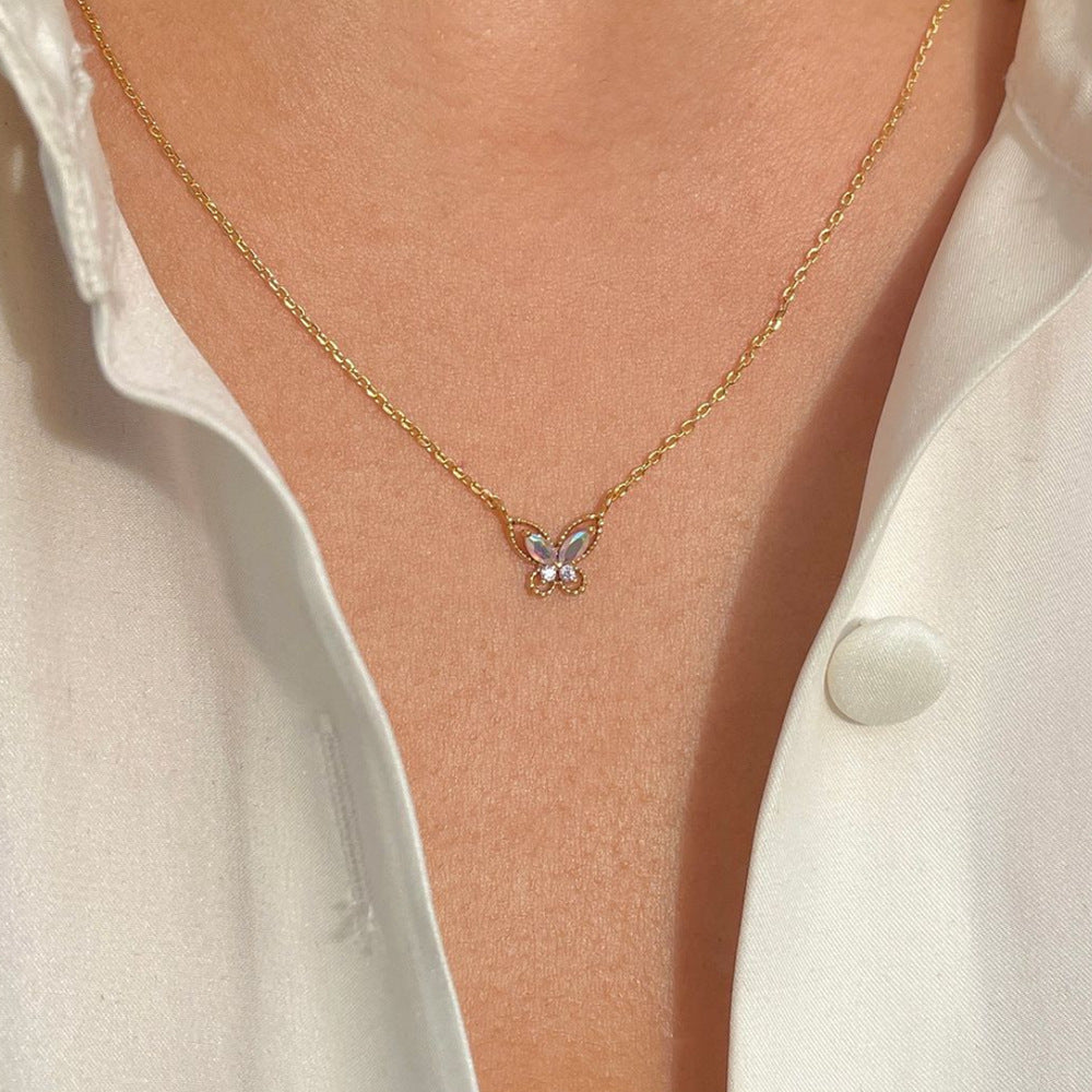 BUTTERFLY NECKLACE PENDANT FOR WOMEN
